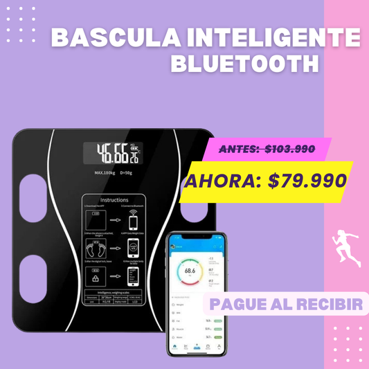 Bascula Inteligente Pesa Bluetooth