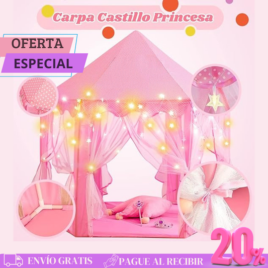 Carpa Castillo Princesa Con Luces